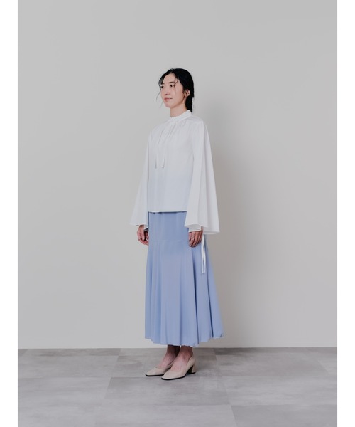 DOLLUPOOPS（ドールアップウップス）の「ボータイ2WAYスリーブブラウス（シャツ/ブラウス・レディース・ブラック/オフホワイト・38）」の12枚目の写真