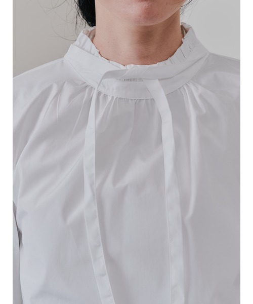 DOLLUPOOPS（ドールアップウップス）の「ボータイ2WAYスリーブブラウス（シャツ/ブラウス・レディース・ブラック/オフホワイト・38）」の16枚目の写真