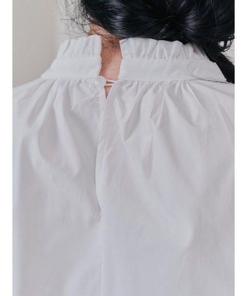 DOLLUPOOPS（ドールアップウップス）の「ボータイ2WAYスリーブブラウス（シャツ/ブラウス・レディース・ブラック/オフホワイト・38）」の17枚目の写真