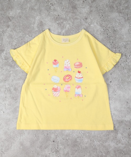 【CPGN】Teddy Cake 半袖T 2色 セール】スイーツ柄半袖Tシャツ（Tシャツ/カットソー）｜la