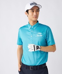 【FILA GOLF:フィラゴルフ】ドット柄ポロシャツ ゴルフ おしゃれなギフトに最適!