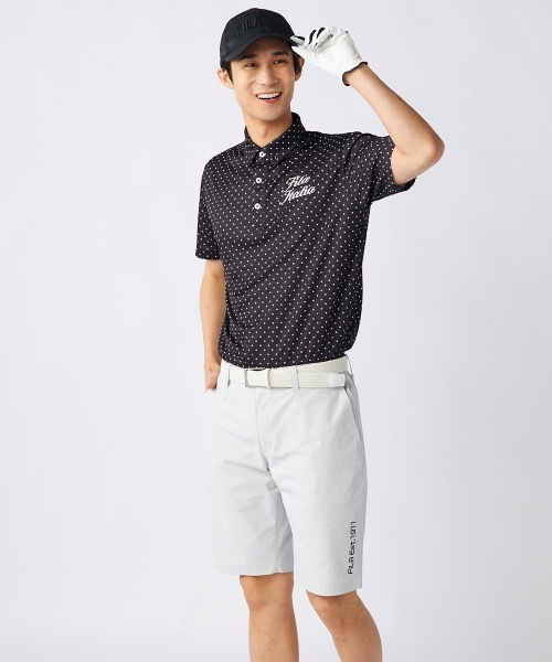 FILA GOLF(フィラゴルフ )の「【FILA GOLF:フィラゴルフ】ドット柄ポロシャツ ゴルフ おしゃれなギフトに最適!(シャツ/ブラウス・メンズ・ターコイズブルー/ネイビー/ブラック/ホワイト・LARGE/MEDIUM/X-LARGE)」の17枚目の写真