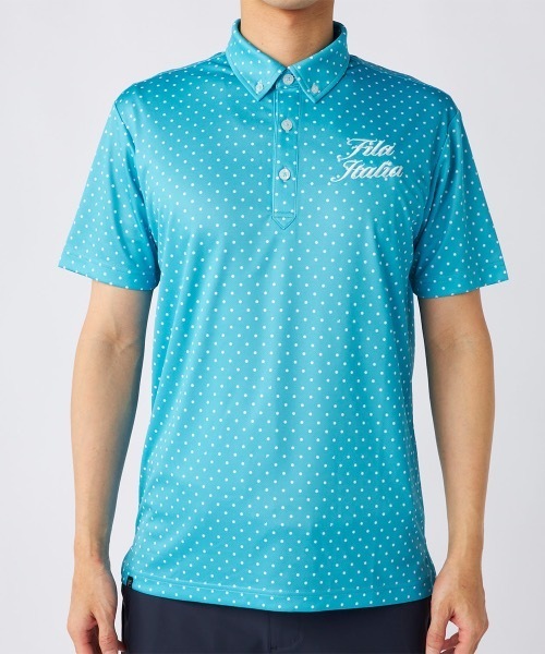 セール】【FILA GOLF:フィラゴルフ】ドット柄ポロシャツ ゴルフ