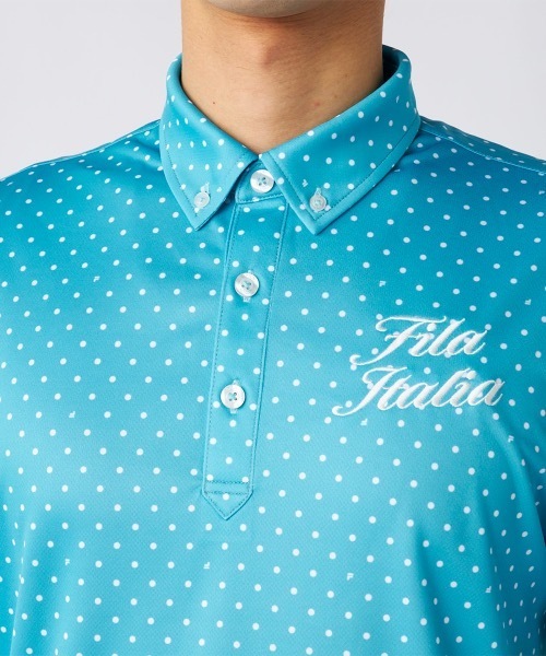 セール】【FILA GOLF:フィラゴルフ】ドット柄ポロシャツ ゴルフ