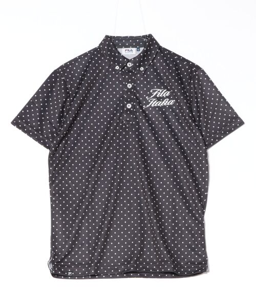 FILA GOLF(フィラゴルフ )の「【FILA GOLF:フィラゴルフ】ドット柄ポロシャツ ゴルフ おしゃれなギフトに最適!(シャツ/ブラウス・メンズ・ターコイズブルー/ネイビー/ブラック/ホワイト・LARGE/MEDIUM/X-LARGE)」の11枚目の写真