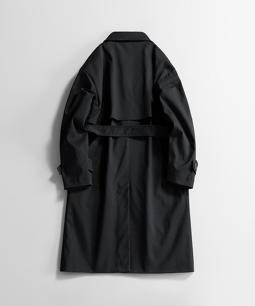 aimoha（アイモハ）の「クラシックダブルトレンチコート（トレンチコート・メンズ・ベージュ/ブラック・MEDIUM/LARGE）」の18枚目の写真