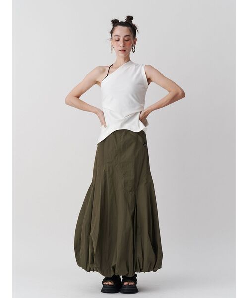 UN3D.（アンスリード）の「T LINE BRA TOP / ティーラインブラトップ（キャミソール・レディース・ブラウン/ブラック/カーキ・36/38）」の11枚目の写真