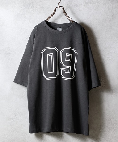 セール】HEAVY COTTON NUMBERING FOOTBALL T-SHIRT / ヘビー コットン