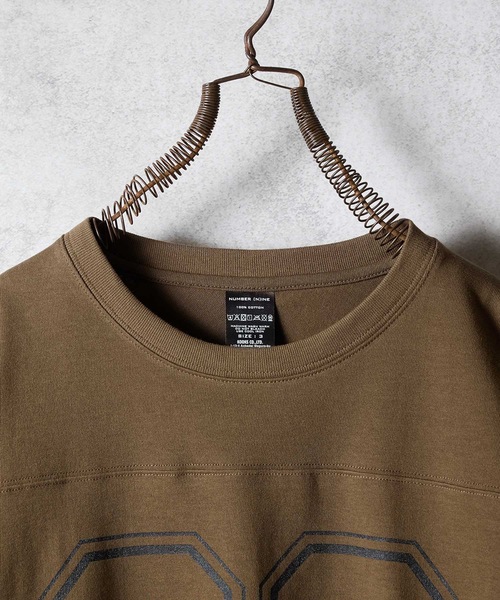 HEAVY COTTON NUMBERING FOOTBALL T-SHIRT / ヘビー コットン