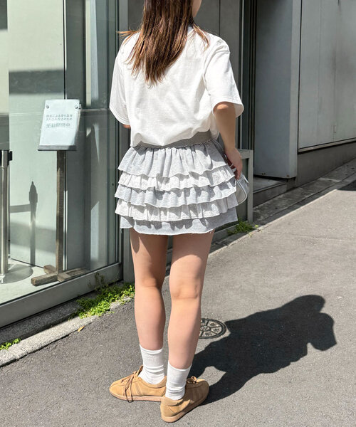 CIAOPANIC(チャオパニック)の「ピグメントコレクションTEE(Tシャツ/カットソー・レディース・アイボリー/チャコールグレー/オフホワイト/ピンク/ライム/ホワイト/グレー/ホワイト系その他・FREE)」の18枚目の写真