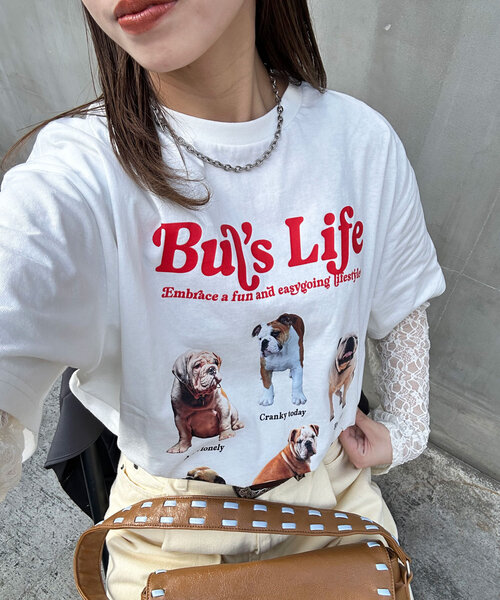 CIAOPANIC(チャオパニック)の「ピグメントコレクションTEE(Tシャツ/カットソー・レディース・アイボリー/チャコールグレー/オフホワイト/ピンク/ライム/ホワイト/グレー/ホワイト系その他・FREE)」の19枚目の写真