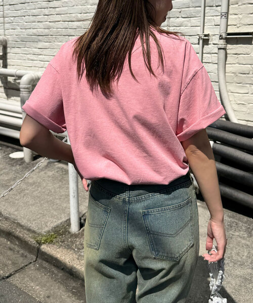 CIAOPANIC(チャオパニック)の「ピグメントコレクションTEE(Tシャツ/カットソー・レディース・アイボリー/チャコールグレー/オフホワイト/ピンク/ライム/ホワイト/グレー/ホワイト系その他・FREE)」の16枚目の写真