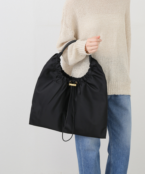 ORSETTO(オルセット)の「ORSETTO/ オルセット ARIA GATHER BAG(トートバッグ・レディース・ブラック/ベージュ・FREE)」の19枚目の写真