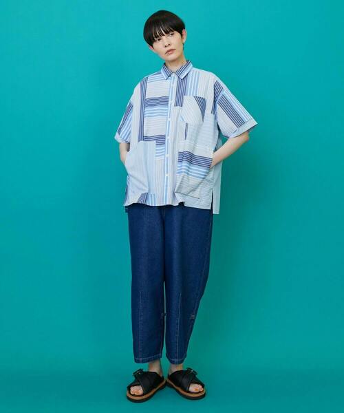 FRAPBOIS(フラボア)の「オールデニー オーバーオール(サロペット/オーバーオール・レディース・ブルー/ネイビー・1/2/0)」の17枚目の写真