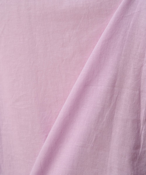 NAUL(ナウル)の「コットンリネンシアーシャツ / リネン リネンシャツ シアー シアーシャツ オーバーサイズ コットンリネン シャツ 長袖 春服 夏服 きれいめ カジュアル(シャツ/ブラウス・レディース・パープル/ミント/イエロー・FREE)」の11枚目の写真