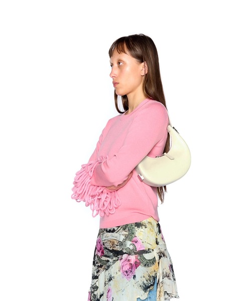OSOI(オソイ)の「OSOI/オソイ TONI MINI ハンドバック ミニバッグ(ハンドバッグ・レディース・シルバー/クリーム・ONE SIZE)」の11枚目の写真