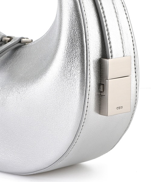 OSOI(オソイ)の「OSOI/オソイ TONI MINI ハンドバック ミニバッグ(ハンドバッグ・レディース・シルバー/クリーム・ONE SIZE)」の6枚目の写真
