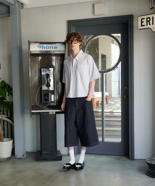 ジャケットライクハーフスリーブシャツ シャツ 「EPNK」Jacket like half sleeve shirt / ジャケット