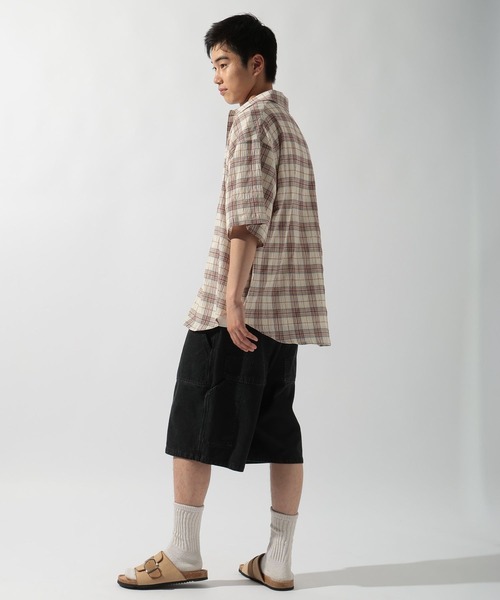niko and...(ニコアンド)の「楊柳チェックシャツ(シャツ/ブラウス・メンズ・グリーン/アイボリー・MEDIUM/LARGE)」の13枚目の写真