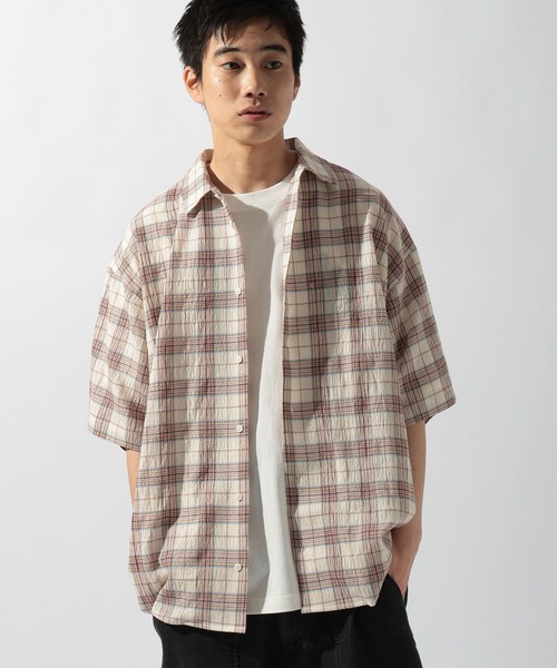 niko and...(ニコアンド)の「楊柳チェックシャツ(シャツ/ブラウス・メンズ・グリーン/アイボリー・MEDIUM/LARGE)」の15枚目の写真