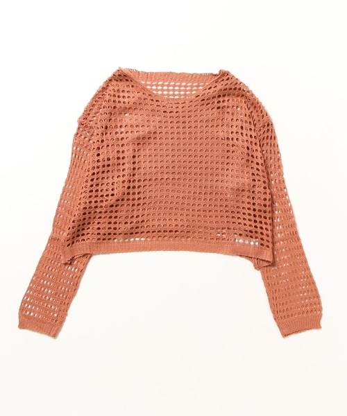 ROOPTOKYO(ループトウキョウ)の「cropped mesh tops/クロップド丈メッシュトップス タンクトップセット 秋物 秋服 2026年秋冬(Tシャツ/カットソー・レディース・アイボリー/ライトベージュ/ブラック/ライトピンク/ライトグレー・FREE)」の13枚目の写真