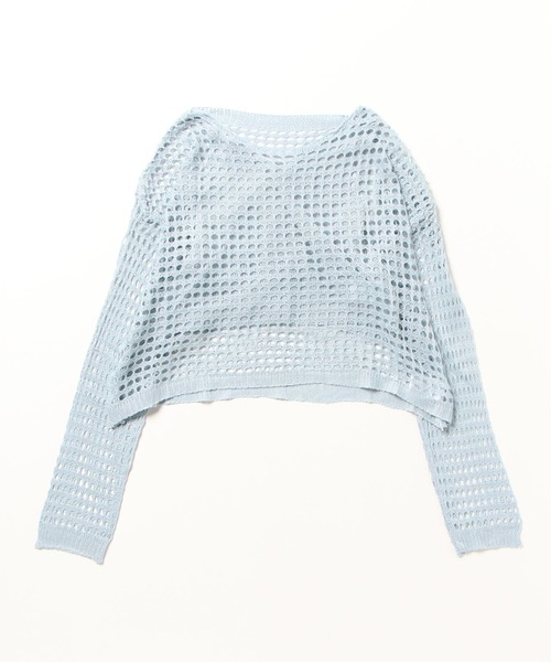 ROOPTOKYO(ループトウキョウ)の「cropped mesh tops/クロップド丈メッシュトップス タンクトップセット 秋物 秋服 2026年秋冬(Tシャツ/カットソー・レディース・アイボリー/ライトベージュ/ブラック/ライトピンク/ライトグレー・FREE)」の18枚目の写真