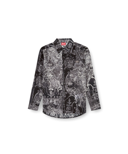 DIESEL 長袖シャツ/ブラウス DIESEL（ディーゼル）の「レディース シャツ 長袖 ストライプ