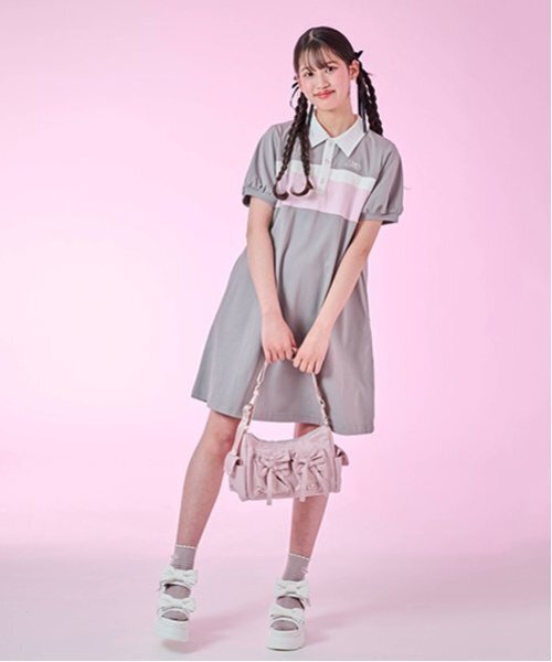 セール】【接触冷感】切り替えポロワンピース（ワンピース