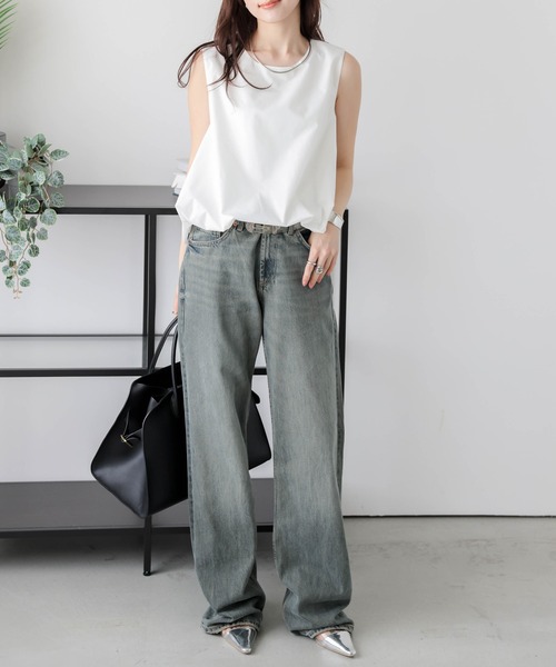 AMELY(エミリー)の「バルーンシルエットセットアップ(セットアップ・レディース・ブラック/ホワイト/ベージュ・フリー)」の9枚目の写真