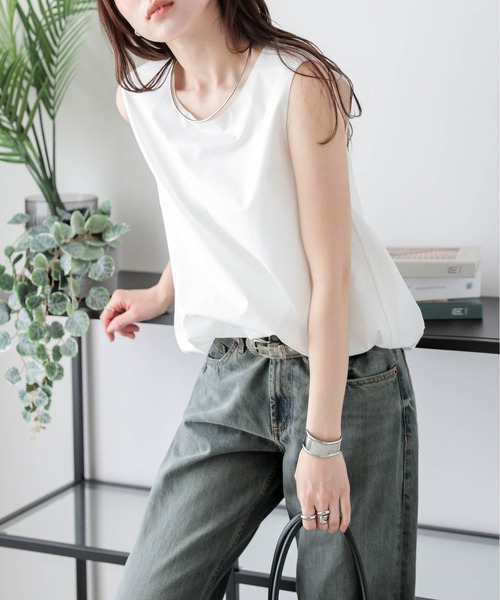 AMELY(エミリー)の「バルーンシルエットセットアップ(セットアップ・レディース・ブラック/ホワイト/ベージュ・フリー)」の12枚目の写真