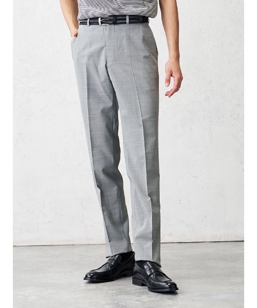 軽量＆清涼パンツ　トロピカル生地・高通気・洗える　凄脚（すごあし）シリーズ　無地　ライトグレー/グレー/ベージュ/ネイビー/ブラック