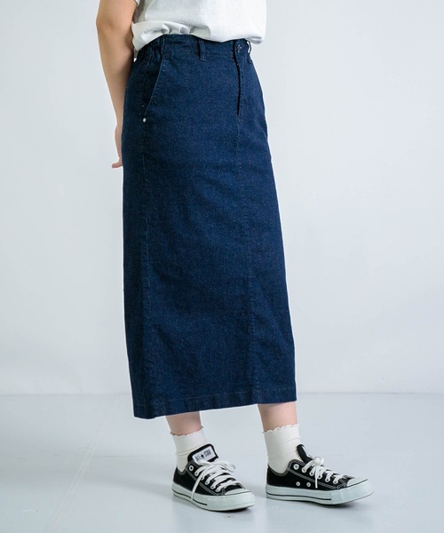 D.M.G.（ドミンゴ）の「[D.M.G / ディーエムジー] 10ozストレッチデニム タイトスカート（デニムスカート・レディース・ワンウォッシュ・S/M）」の7枚目の写真