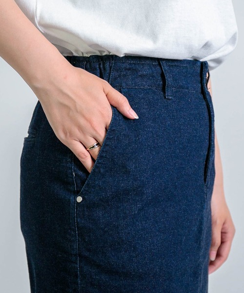 D.M.G.（ドミンゴ）の「[D.M.G / ディーエムジー] 10ozストレッチデニム タイトスカート（デニムスカート・レディース・ワンウォッシュ・S/M）」の13枚目の写真