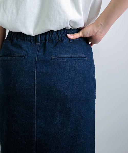 D.M.G.（ドミンゴ）の「[D.M.G / ディーエムジー] 10ozストレッチデニム タイトスカート（デニムスカート・レディース・ワンウォッシュ・S/M）」の15枚目の写真