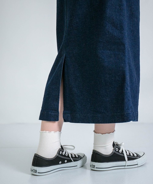 D.M.G.（ドミンゴ）の「[D.M.G / ディーエムジー] 10ozストレッチデニム タイトスカート（デニムスカート・レディース・ワンウォッシュ・S/M）」の16枚目の写真