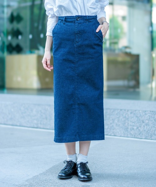 D&G ダークブルー デニムタイトスカート D&G ダークブルー デニムタイトスカート