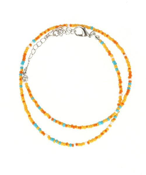 anap mimpi(アナップミンピ)の「カラー ビーズ シングル ネックレス(ネックレス・レディース・ターコイズブルー/マルチ/オレンジ・FREE)」の11枚目の写真