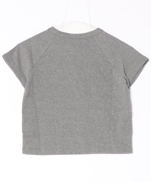 coca（coca）（コカ）の「【WEB限定セール】テレコリブロゴTシャツ（Tシャツ/カットソー・レディース・チャコール/ライトベージュ・M/L/S）」の22枚目の写真