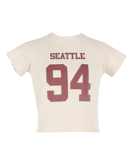 coca（coca）（コカ）の「【WEB限定セール】テレコリブロゴTシャツ（Tシャツ/カットソー・レディース・チャコール/ライトベージュ・M/L/S）」の20枚目の写真