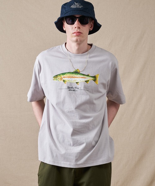 フィッシュ プリント Tシャツ（Tシャツ/カットソー）｜Eddie Bauer