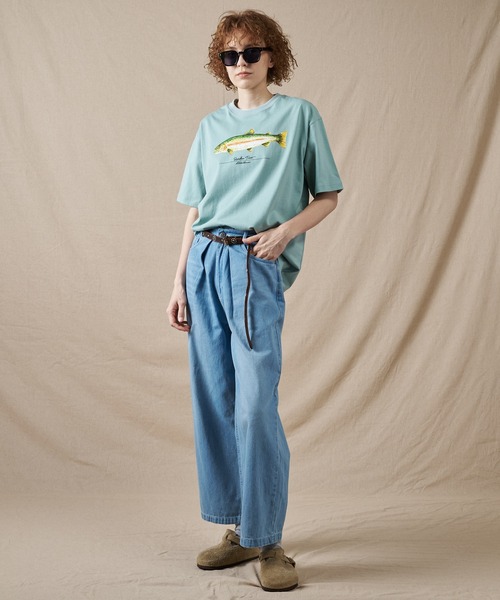 Eddie Bauer(エディーバウアー)の「フィッシュ プリント Tシャツ(Tシャツ/カットソー・メンズ・ミント/ホワイト/グレー・L/M/XL/S/XXL)」の21枚目の写真