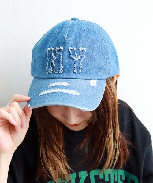 MLB■Coopers Denim 5PANELl Ball Cap ■送料込 セール】【MLB KOREA/エムエルビーコリア】Basic Coopers Denim