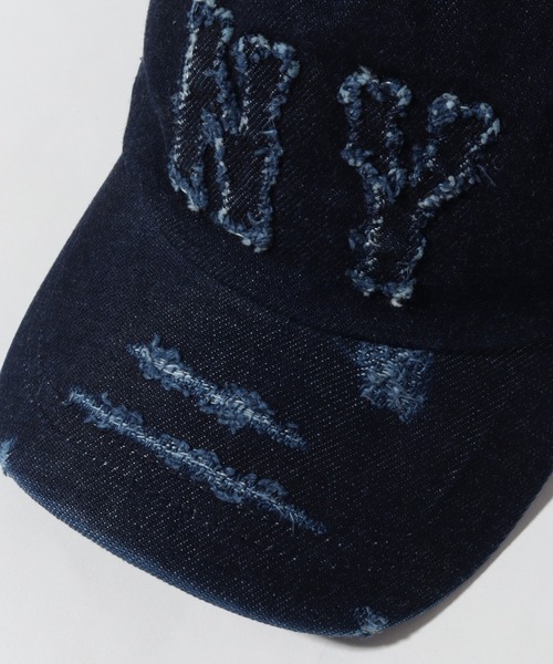 MLB■Coopers Denim 5PANELl Ball Cap ■送料込 MLB Basic Coopers Denim 5PANEL Unstructured Ball Cap NY (L