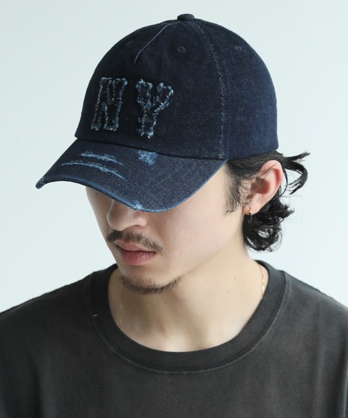 MLB■Coopers Denim 5PANELl Ball Cap ■送料込 セール】【MLB KOREA/エムエルビーコリア】Basic Coopers Denim
