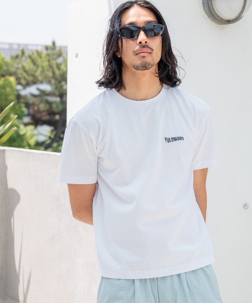 HEREIAM(ヘレイアム)の「【HEREIAM MEN】YOLO MOOD T(Tシャツ/カットソー・メンズ・ブルー/ホワイト/ブラック・MEDIUM/SMALL)」の11枚目の写真