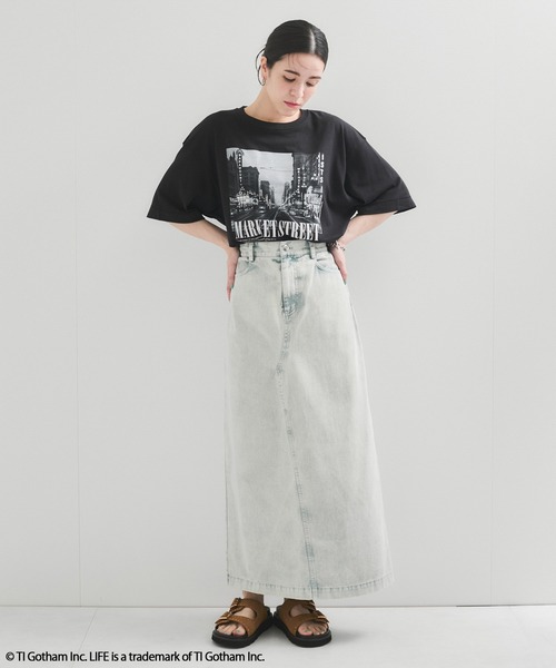 GOOD ROCK SPEED(グッドロックスピード)の「【GOOD ROCK SPEED】LIFE Tee(Tシャツ/カットソー・レディース・ブラック/ホワイト/ライトグレー・FREE)」の7枚目の写真
