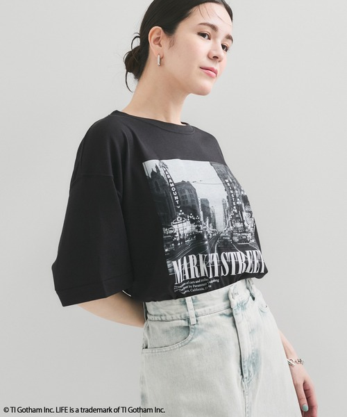 GOOD ROCK SPEED(グッドロックスピード)の「【GOOD ROCK SPEED】LIFE Tee(Tシャツ/カットソー・レディース・ブラック/ホワイト/ライトグレー・FREE)」の9枚目の写真