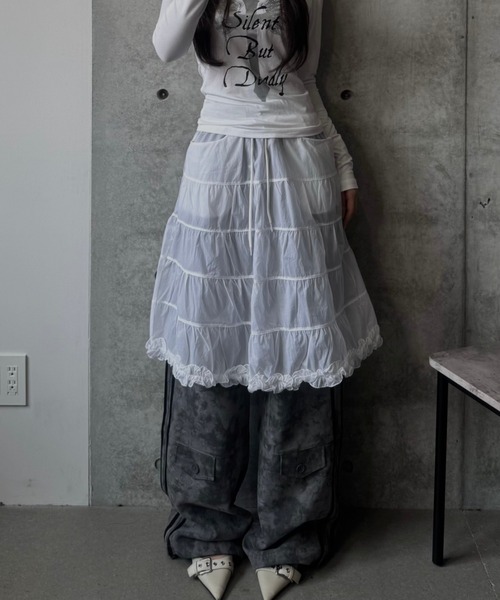 SETUPEXE（セットアップイーエックスイー）の「STAR JACQUARD PANTS（その他パンツ・レディース・チャコール・フリー）」の5枚目の写真