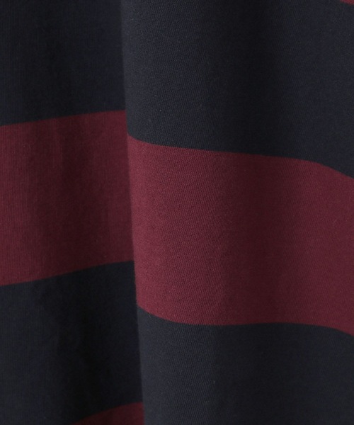 AMERICAN RAG CIE(アメリカンラグシー)の「【AMERICAN RAG CIE】ラグビーシャツ(ユニセックス)(その他トップス・レディース・ネイビー/グレー・MEDIUM/LARGE)」の13枚目の写真