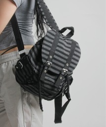 IMARI（イマリ）の「【 IMARI / イマリ 】 Y2K ストリート ボーダー リュック #（バックパック/リュック）」